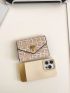 Geometric Pattern Small Wallet Metal Tree Decor