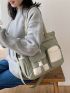 Women Shoulder Tote Bag Small Nylon Crossbody Bag