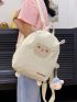 Cute Sheep Cartoon Pendant Fashion Backpack