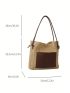 Two Tone Straw Bag Vacation Magnet Paper