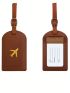 1pc Women Men Luggage Tag PU Flight Holiday Travel Accessory Suitcase Bag Name ID Address