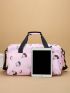 3pcs Bag Set Travel Bag Double Handle Square Bag Cartoon Print