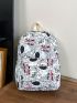 Nylon Cartoon Pattern Fashionable Classic Backpack