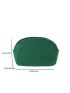 Small Dome Bag Minimalist Solid Green Felt