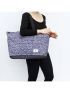Women Ladies Weekender Bag Muti-pockets Overnight Carry-on Duffel Travel Gym Tote Luggage Duffle with Trolley Sleeve