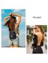 I IHAYNER Backpack Purse for Women, Girls Mini Leather Backpack Chain Shoulder Travel Bag with Detachable Handbags, 2 Pieces