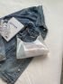 Small Baguette Bag Clear Design Solid Color PVC