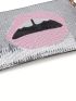 Sequin Lip Pattern Women's Casual Envelope Bag Clutch Bag Ladies Crossbody Bag