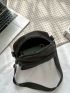 Planet Embroidery Small Canvas Bag Casual Women's Crossbody Bag Casual Mobile Phone Bag