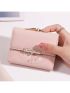 Floral Pattern Small Wallet PU