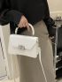 Minimalist Flap Square Bag Fashion White