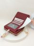 Tie Dye Small Wallet PU Zipper Around Fashionable