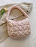 Fashion Trend Sweet Lady Shoulder Bag Solid For Women