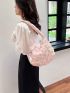 Fashion Trend Sweet Lady Shoulder Bag Solid For Women