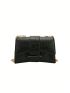 Lady Handbag Crocodile Embossed Square Bag Metal Chain Shoulder Bag Mini Change Purse