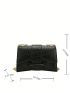 Lady Handbag Crocodile Embossed Square Bag Metal Chain Shoulder Bag Mini Change Purse