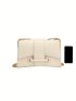 Lady Handbag Crocodile Embossed Square Bag Metal Chain Shoulder Bag Mini Change Purse