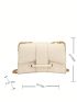 Lady Handbag Crocodile Embossed Square Bag Metal Chain Shoulder Bag Mini Change Purse