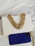 Mini Box Bag Chain Strap Turn Lock