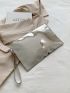 Metallic Geometric Pattern Square Bag Funky Medium