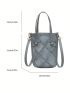 Mini Quilted Double Handle Square Bag Double Handle