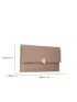 Crocodile Embossed Envelope Bag Heart Decor Flap