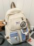 Students Backpack School Bag For Women With Small Pouch