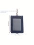 Solid Color ID Card Holder With Strap Multi-Function
