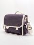 Girls Retro Simple Shoulder Bag, Fashionable Versatile Women's Bag, Waterproof Large Capacity Crossbody Bag