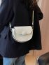 Mini Minimalist Flap Saddle Bag Top Handle