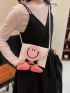 Mini Cartoon Design Flap Straw Bag Cute