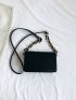 Mini Minimalist Flap Square Bag Solid Color