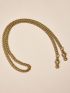 Silver Chain Bag Strap Removable For Handbag DIY Bag Accessories Bag Clasp Shoulder Bag Chain