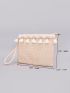 Tassel Decor Straw Bag Fashionable For Vacation
