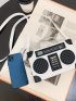 Mini Letter Graphic Radio Design Box Bag Fashionable