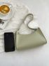 Small Baguette Bag Solid Color Minimalist Style