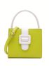 Mini Colorblock Square Bag Top Handle Fashionable For Daily