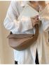 Minimalist Flap Novelty Bag Solid Color