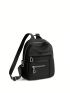 Minimalist Classic Backpack Solid Color