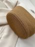 Color Block Straw Bag Vacation Double Handle