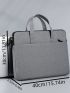 Simple And Portable Men's Handbag For Business Documents