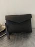 Black Envelope Bag Minimalist With Wristlet For Daily