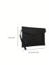 Black Envelope Bag Minimalist With Wristlet For Daily