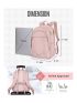 Women Backpacks Laptop Backpack for Women 15.6 inches Computer Bags for Work Travel College, Gifts for Women,Pink