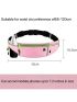 Waterproof Pink Running Waist Bag