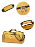 Sport Gym Bag For Women With Pocket And Shoes Compartment, Travel Duffel Bag