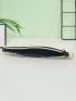 Small Square Bag Minimalist Zipper PU