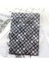 Colorblock Geometric Pattern Passport Case