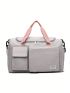 Travel Bag, Large Capacity Folding Travel Bag, Sports Gym Bag With Wet Pocket & Shoes Compartment