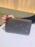 Mini Square Bag Rhinestone Decor Chain Glamorous